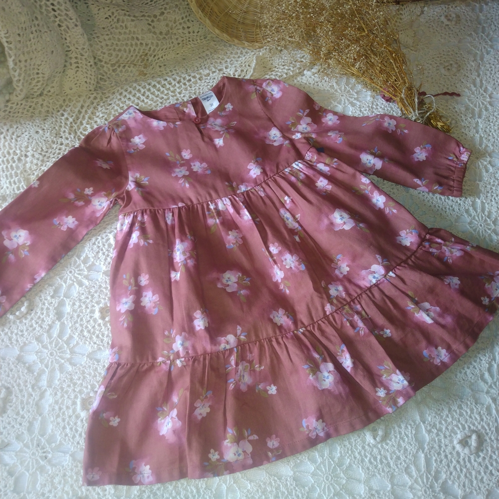 OshKosh B'gosh Pink Floral Kids Dress